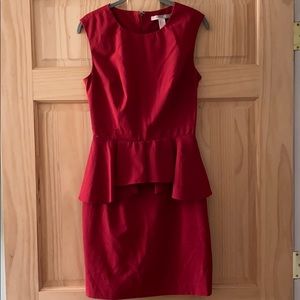Professional style ruffled waist dress